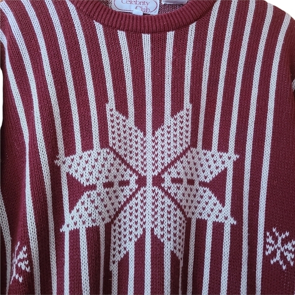 Celebrity Club vintage MEDIUM knit sweater 1980s grandpacore farmhousecore retro - Picture 3 of 8